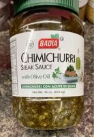Mängden socker i Chimichurri steak sauce with okive oil