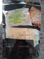 Mängden socker i Mozzarella Cheese Traditionally Shredded