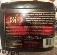 Mängden socker i 1848 Chocolat en poudre