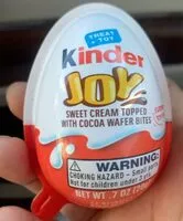 Mängden socker i Kinder joy