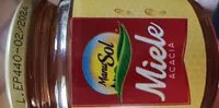 Mängden socker i Miele di acacia