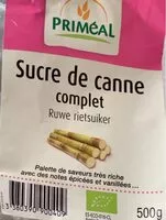 Mängden socker i Sucre de canne complet