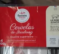 Mängden socker i Cervelas de Strasbourg