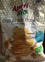 Mängden socker i Aperi bio chips de pois chiche