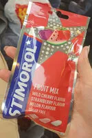 Mängden socker i Stimorol fruit mix