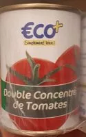 Mängden socker i Double concentrée de tomates
