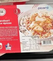 Mängden socker i Poulet sauce tandoori et riz aux épices