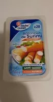 Mängden socker i Bâtonnets de surimi