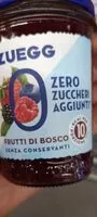 Mängden socker i Confettura zuegg frutti di bosco