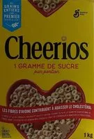 Mängden socker i Cheerios 1g de sucre