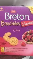 Mängden socker i Breton bouchée fraise