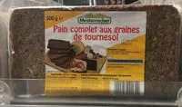 Mängden socker i Pain complet aux graines de tournesol