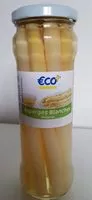 Mängden socker i Asperges blanches moyennes 205g