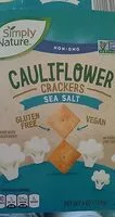 Mängden socker i Cauliflower Crackers with sea salt