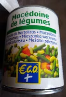 Mängden socker i Macédoine de légumes