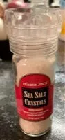 Mängden socker i Sea salt crystals