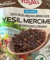 Mängden socker i Suyu süzülmüş kullanıma hazır yeşil mercimek