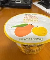 Mängden socker i Greek yogurt apricot mango