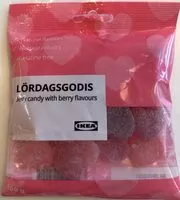 Mängden socker i LÖRDAGSGODIS