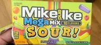 Mängden socker i Mike and Ike Mega Mix Sour