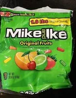 Mängden socker i Mike and Ike original fruits