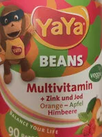 Mängden socker i YaYa Beans Multivitamin