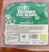 Mängden socker i VBurger con algas