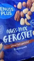 Mängden socker i Nuss-Mix geröstet