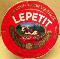 Mängden socker i Camembert Auguste Lepetit & fils (20 % MG)