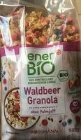 Mängden socker i Waldbeer Granola