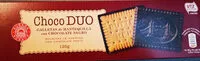 Mängden socker i Choco DUO - bolachas de manteiga com chocolate preto