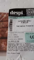 Mängden socker i chipolatas Napoli à griller