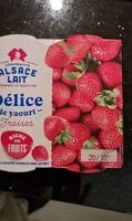 Mängden socker i Délice de yaourt fraises