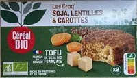 Mängden socker i Les Croq\'  soja, lentilles & carottes