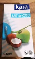 Mängden socker i Lait de coco fluide