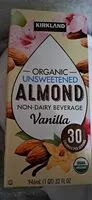 Mängden socker i Organic Unsweetened Almond Non-Diary Beverage Vanilla