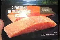 Mängden socker i 2 portions de saumon rose