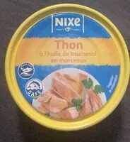 Mängden socker i Thon à l’huile de tournesol en morceaux