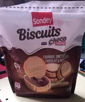 Mängden socker i Biscuits au Choco nussa