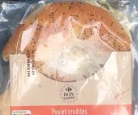 Mängden socker i Bagel poulet crudites