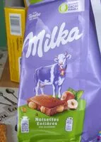 Mängden socker i Milka noisettes entière