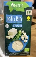 Mängden socker i Tofu Bio al naturale