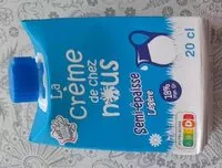 Mängden socker i Crème fraîche sem-i épaisse