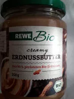 Mängden socker i REWE Bio creamy Erdnussbutter