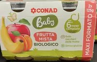 Mängden socker i Omogeneizzati maxi formato