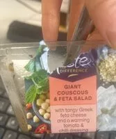 Mängden socker i Giant couscous & feta salad
