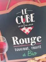 Mängden socker i Le cube vin du jour, vin rouge bio