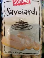 Mängden socker i Savoiardi