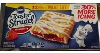 Mängden socker i Toaster Strudel - Strawberry