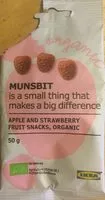 Mängden socker i Munsbit apple and strawberry